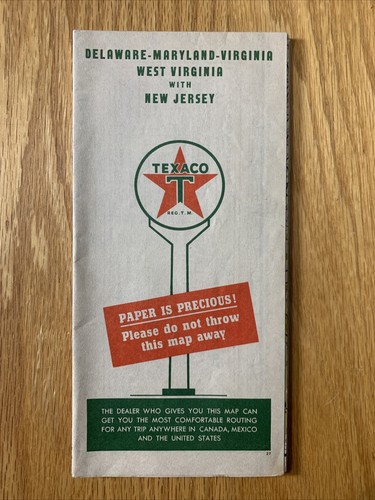 Texaco map delaware maryland - texaco,