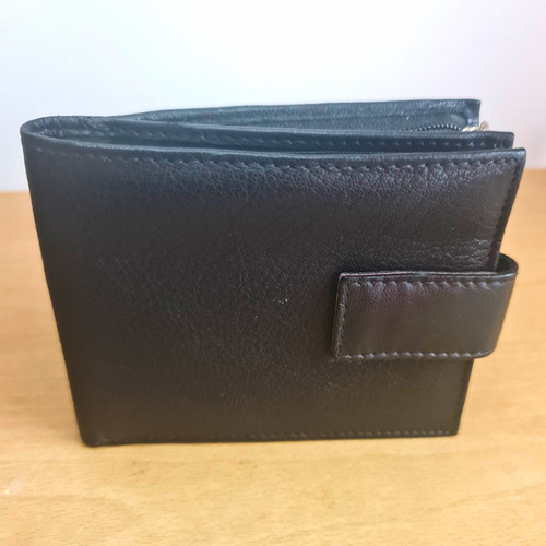 Real leather black gents - ,